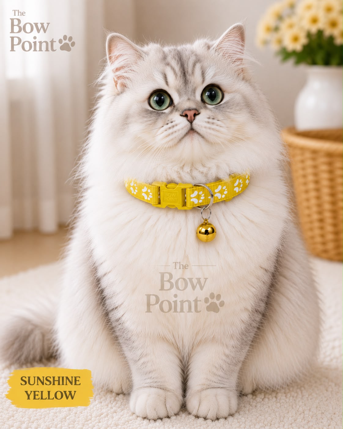 Paw Pet Collar with Bell