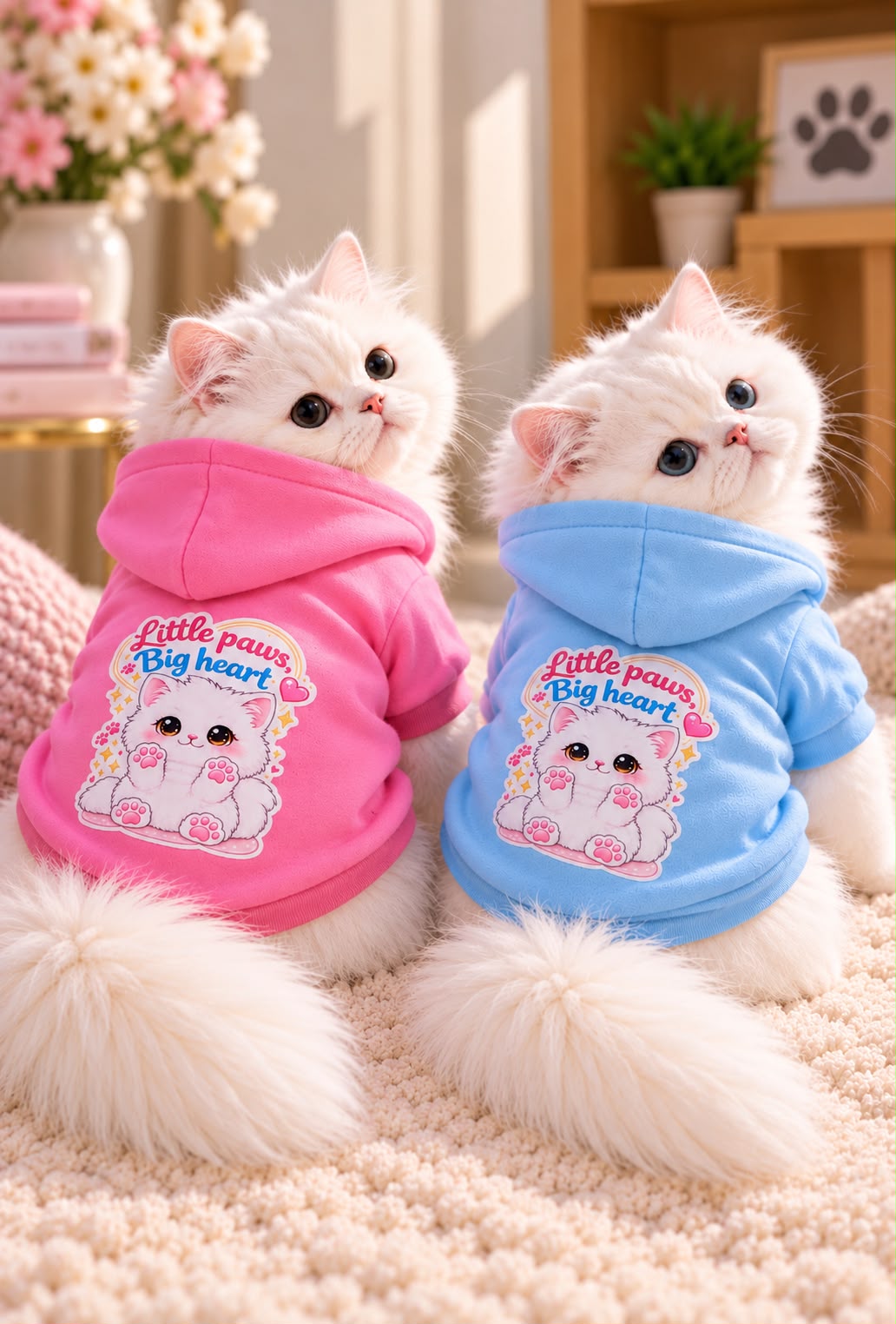 Little Paws, Big Heart Pet Hoodie💗
