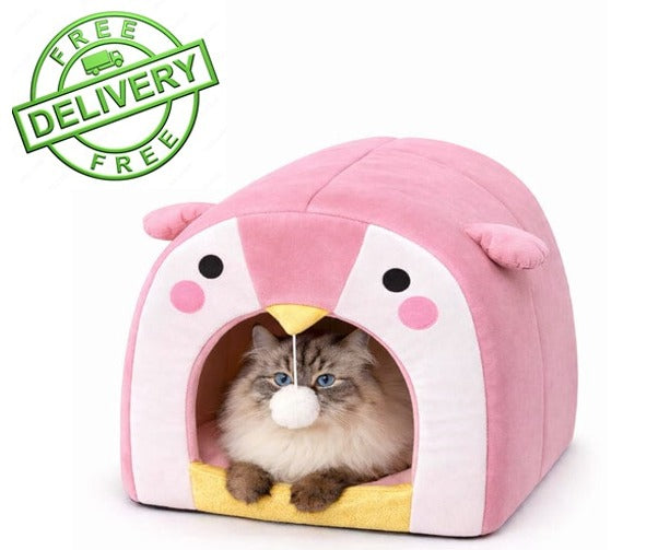Pink Penguin pet house - XL | Free Shipping 🟢