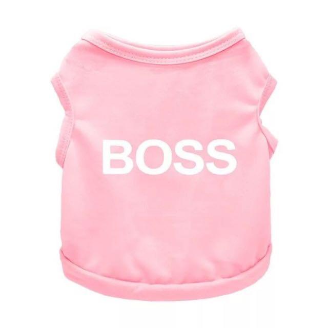 Boss Pet Shirt -BLACK | Summer