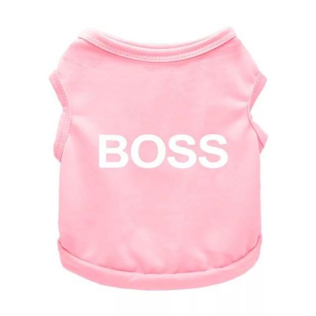 Boss Pet Shirt - PINK
