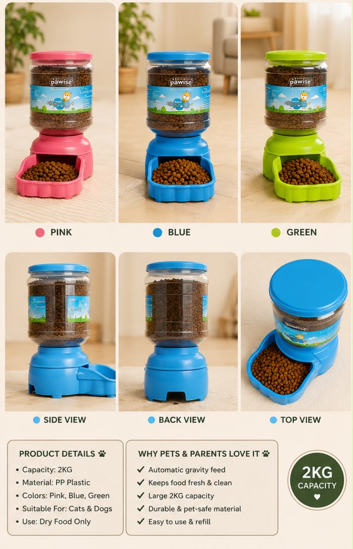 Easy Feed Pet Food Dispenser - 2kg