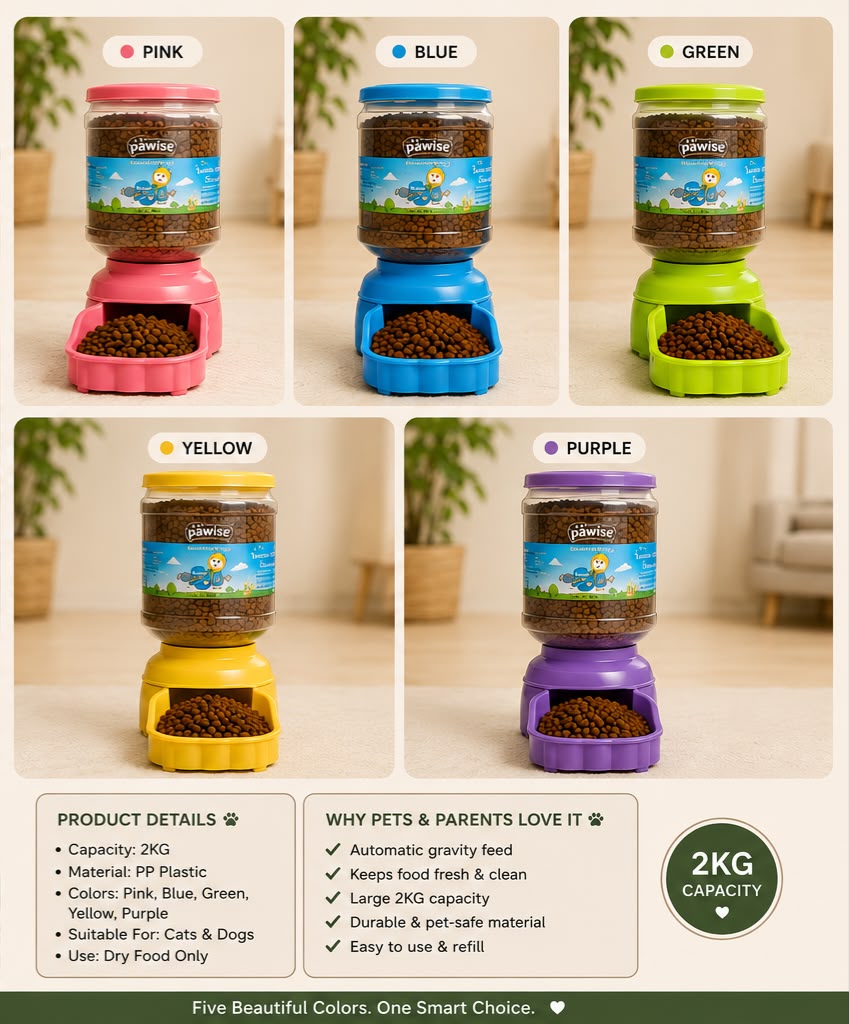 Easy Feed Pet Food Dispenser - 2kg