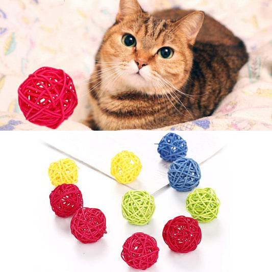 Small rattan toy ball.