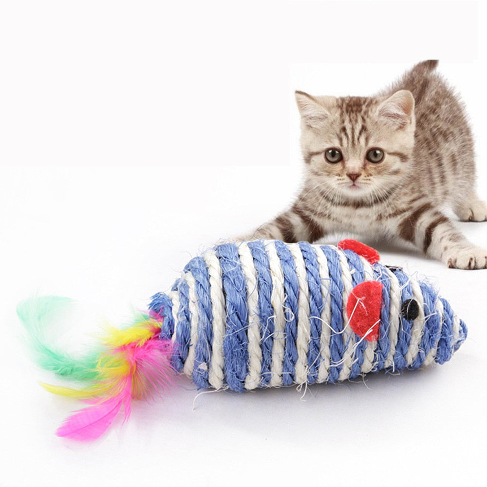Sisal Mouse Cat Toy.