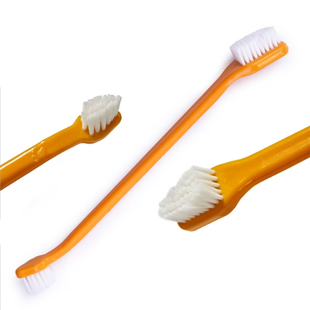 3-Piece Pet Toothbrush Kit for Dogs & Cats
