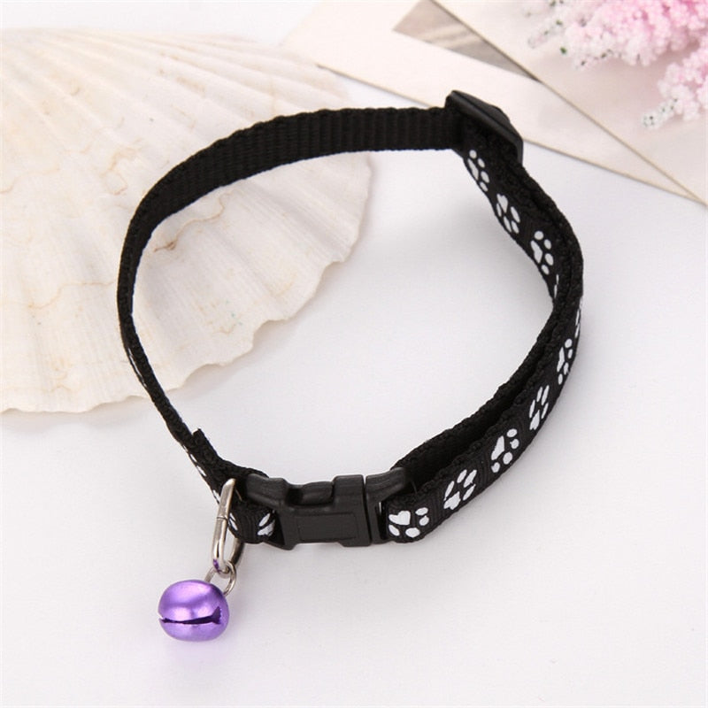 Paw Pet Collar with Bell