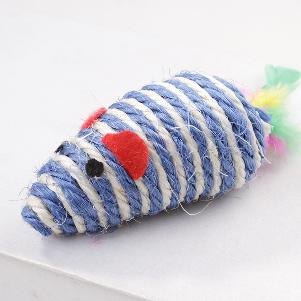 Sisal Mouse Cat Toy.