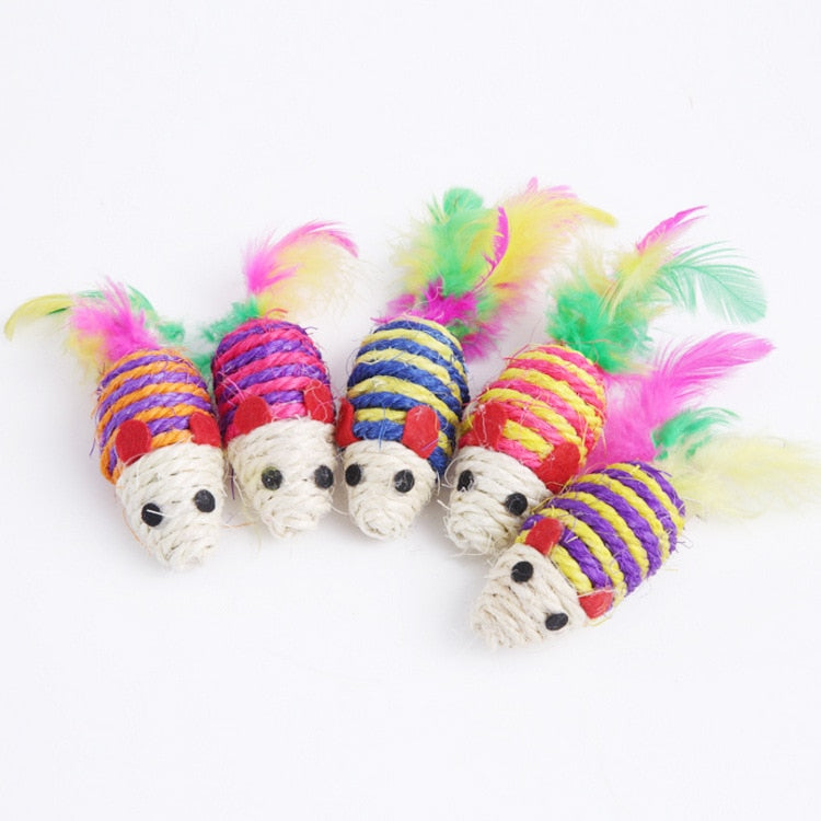 Sisal Mouse Cat Toy.