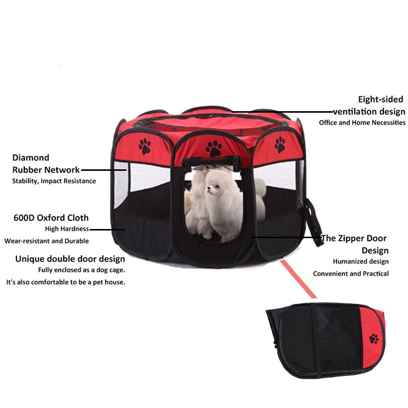 Pet Play tent – Medium Size (74*32*43cm).