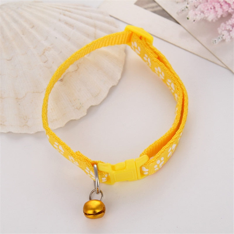 Paw Pet Collar with Bell