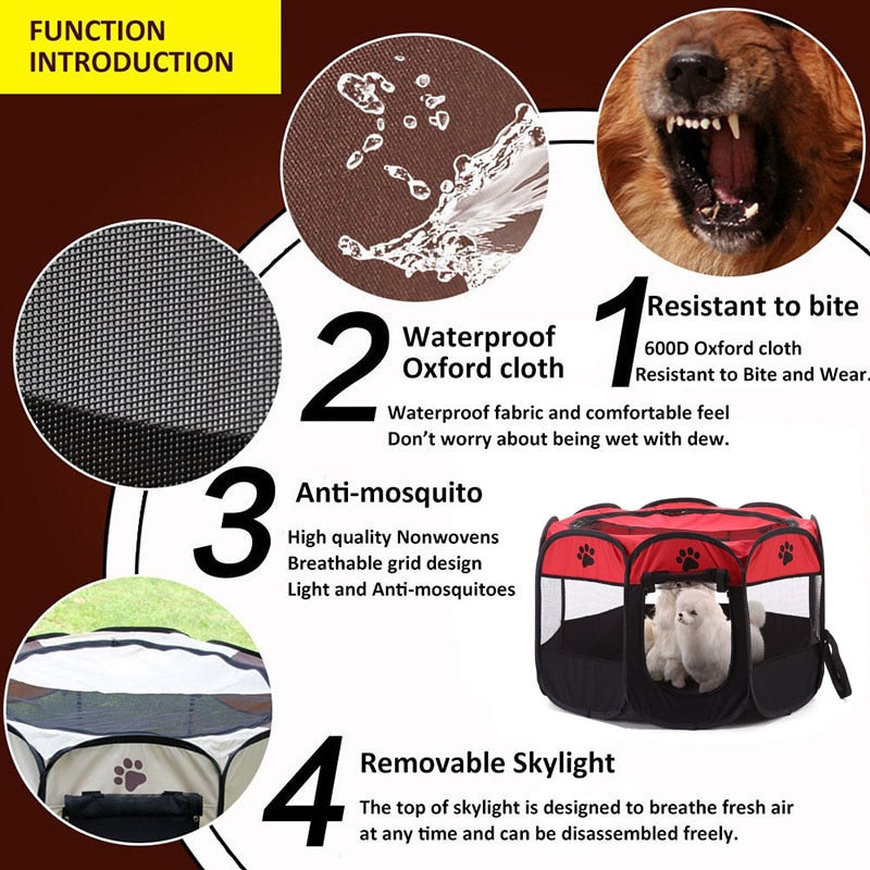 Pet Play tent – Medium Size (74*32*43cm).