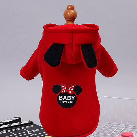 Mickey mouse Pet Hoodie- Spring.