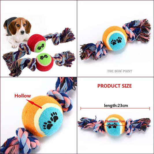 Dog Toy – Knotted Rope and Ball