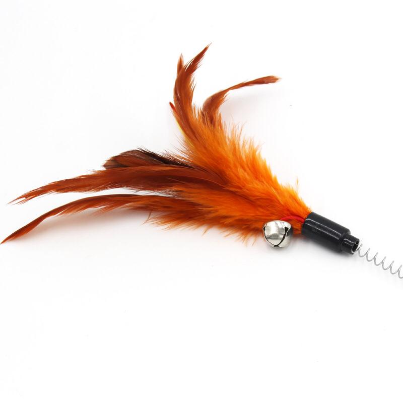 Feathers bell suction toy