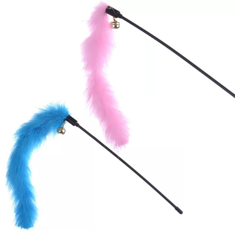 Fur Tail Cat Toy Stick