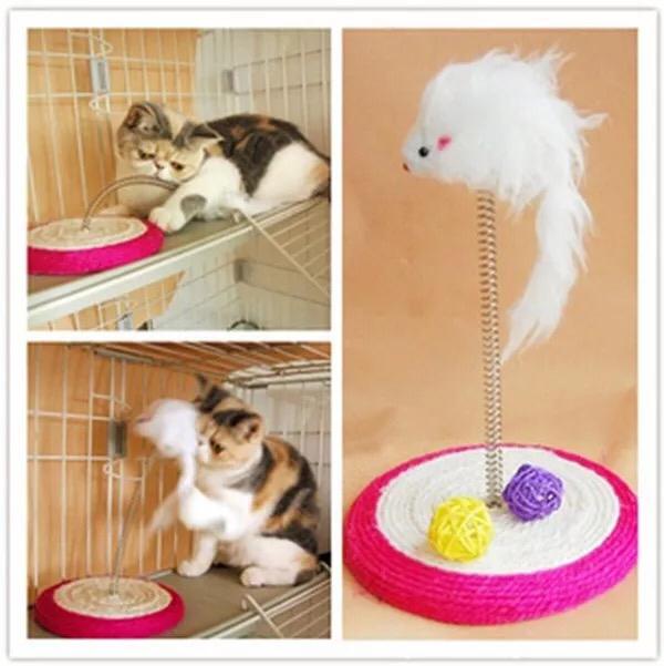 Sisal Spring Mouse Toy