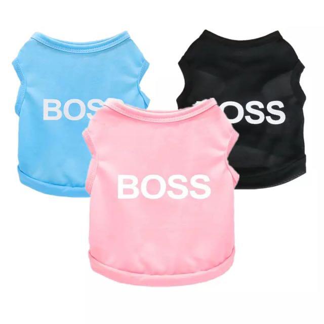 Boss Pet Shirt -BLACK | Summer