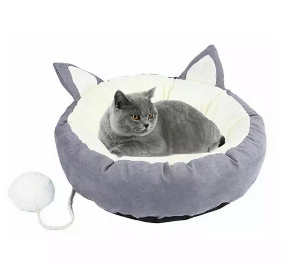 Cat Ears Pet Bed with tail