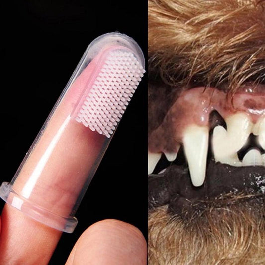 Soft Silicon Finger Pet Tooth Brush