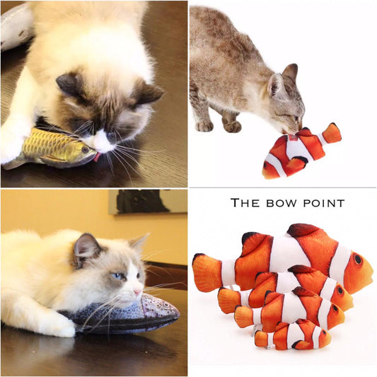 Nemo Catnip Fish Toy – Relaxing Play Toy for Cats.