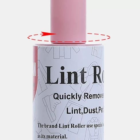 Sticky lint roller - with  sheets