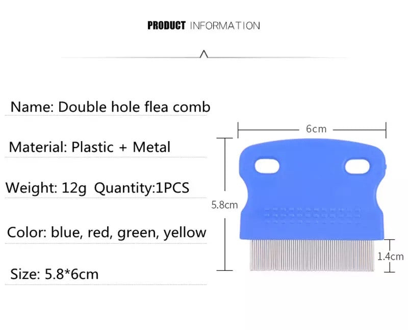 Multipurpose pet grooming comb