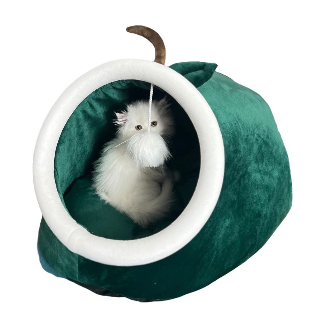 Green apple pet house 🍏