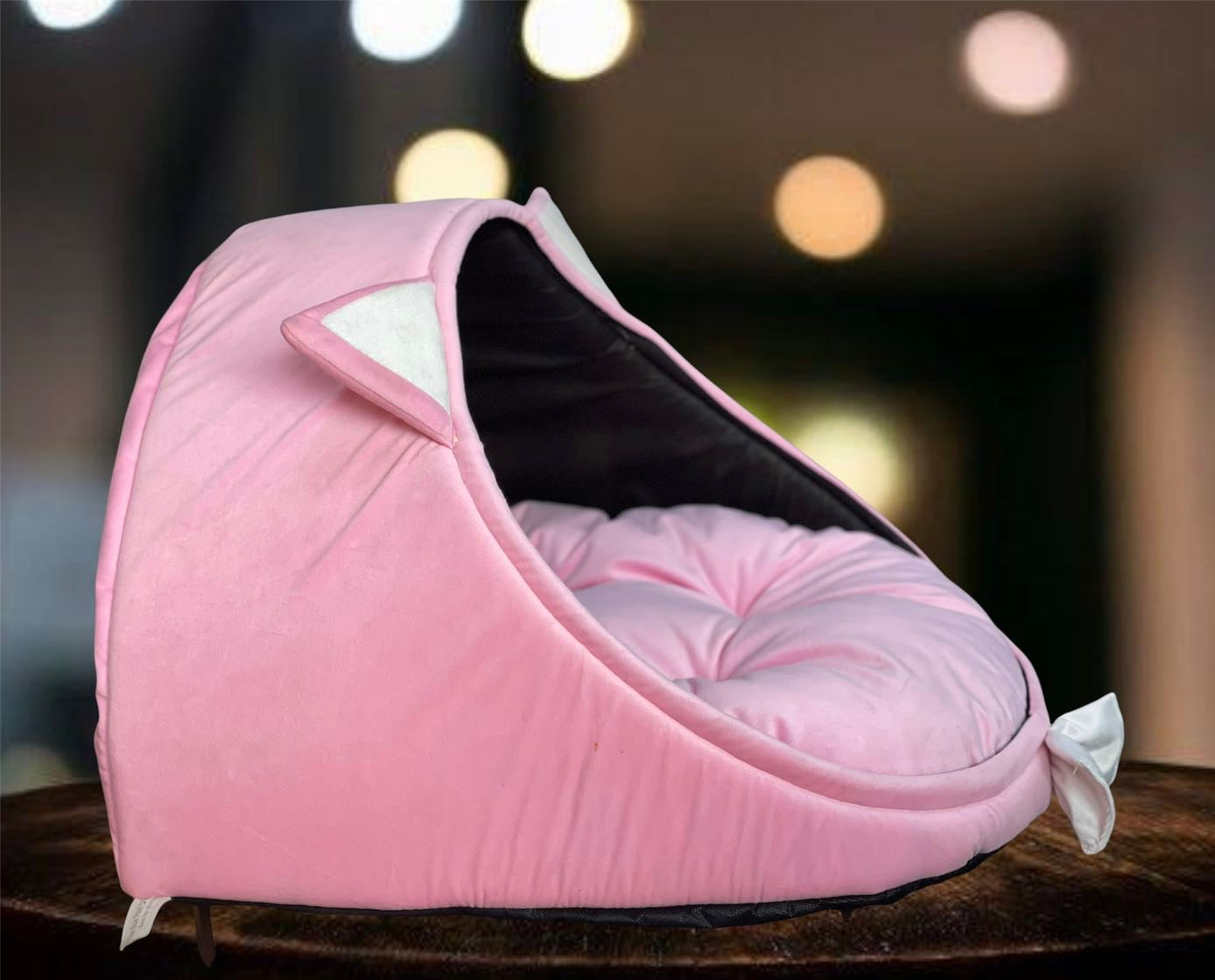 Bow pet house - Pink