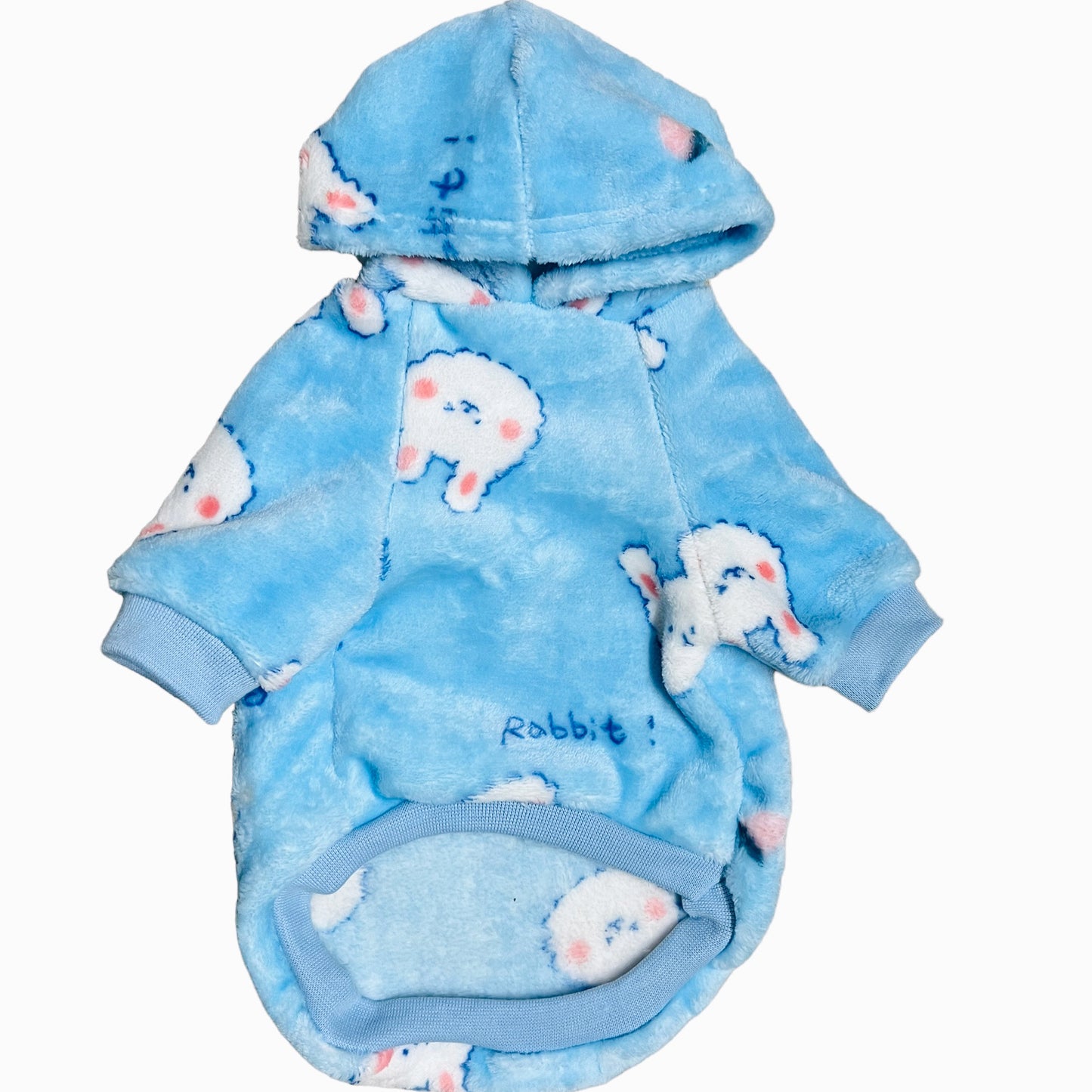 Snowball pet hoodie - BLUE 🐰❄️