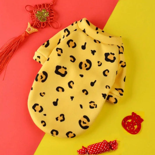 Leopard print Pet sweater 🐆