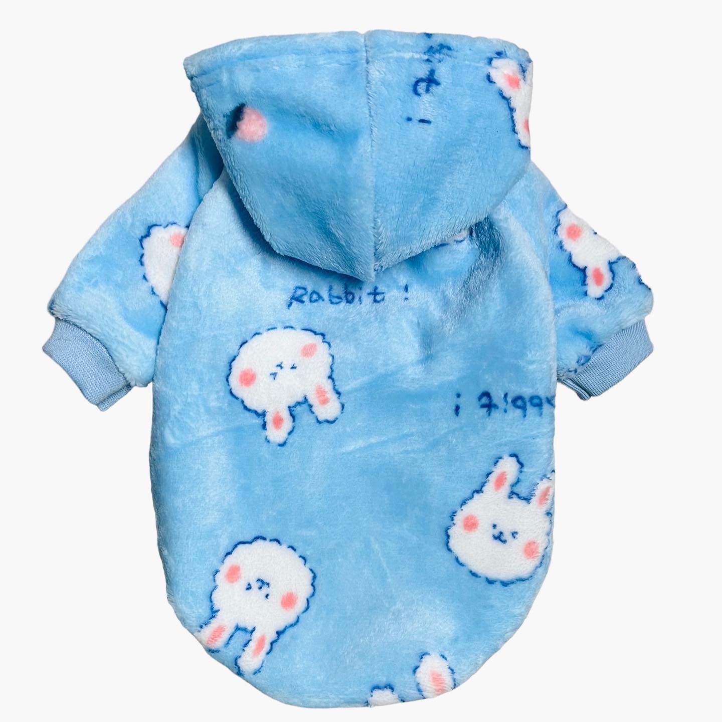 Snowball pet hoodie - BLUE 🐰❄️