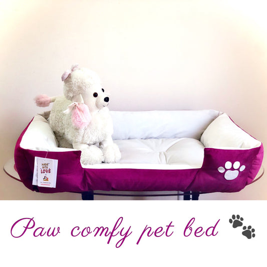 Comfy paw pet bed 🐾 PURPLE
