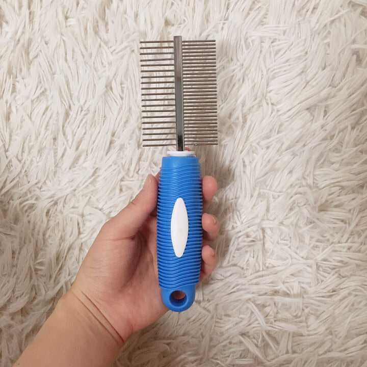 Pet comb - double sided stainless steel