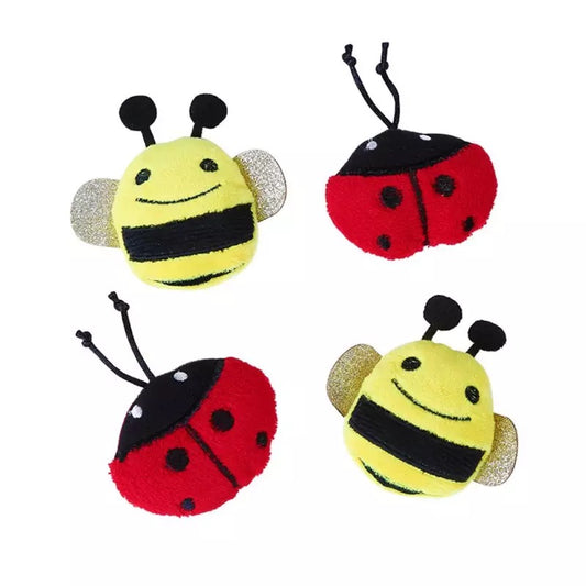 Bug & Bee Catnip Toy | 2 pcs PAIR 🐞🐝
