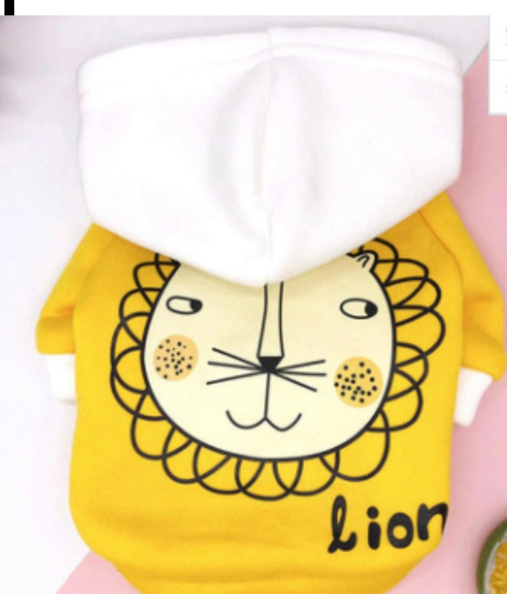 Lion pet hoodie 🦁