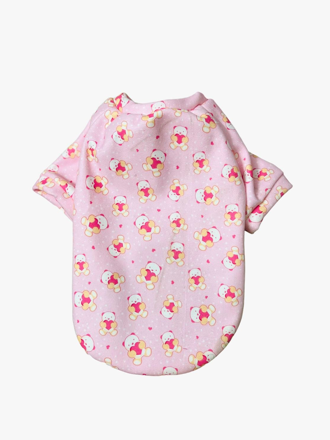 Heart bear pet sweater 🧸💖 Pink