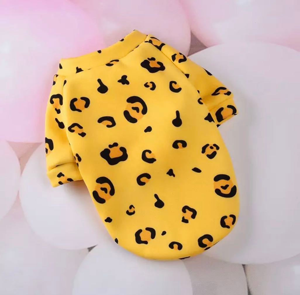 Leopard print Pet sweater 🐆