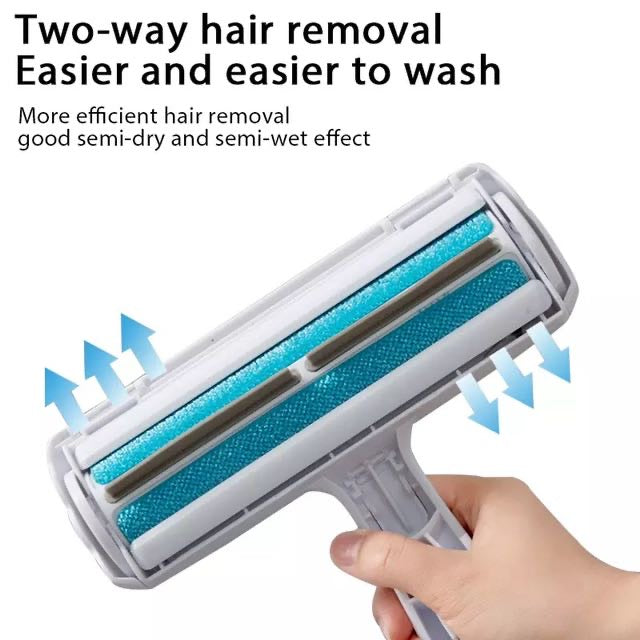 Two way lint roller - pet hair remover