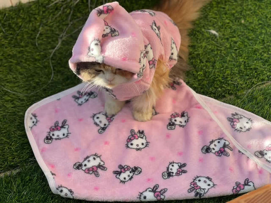 Pet Blanket - Hello kitty | pink