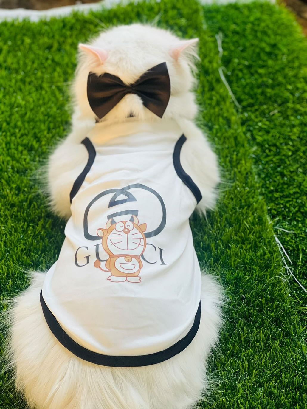 Gucci doraemon pet shirt