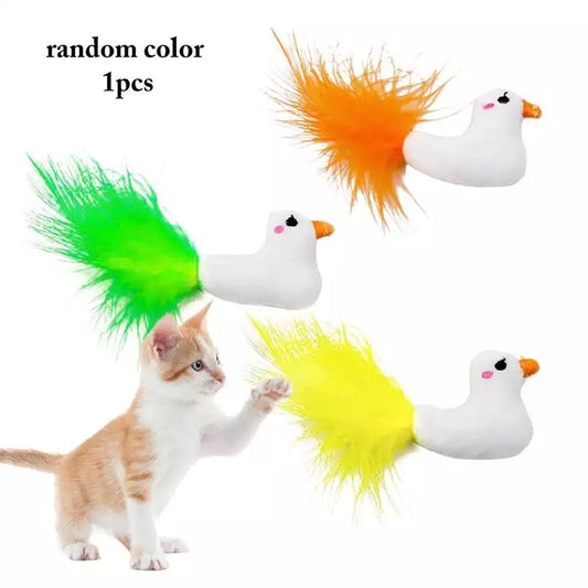 Catnip duck toy