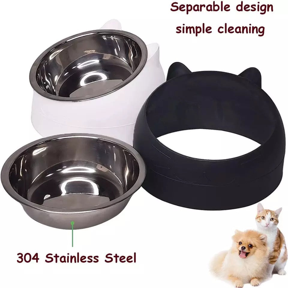 Kitty pet bowl | Stainless