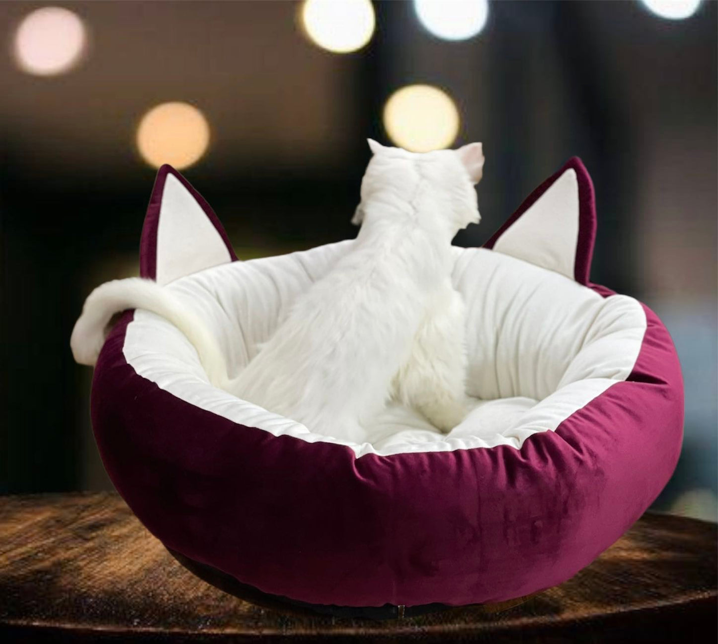 Cat ear Pet Bed with Tail